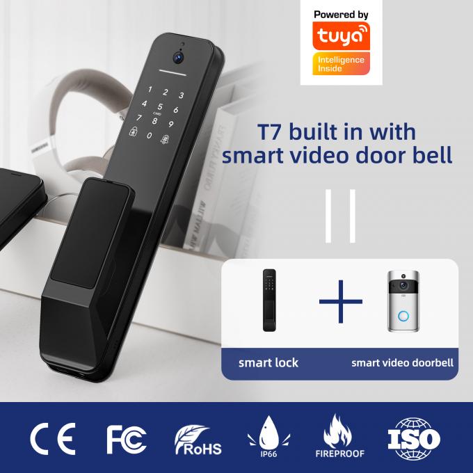 Kh&oacute;a th&ocirc;ng minh tự động ho&agrave;n to&agrave;n với WiFi Bluetooth V&acirc;n tay v&agrave; Ch&igrave;a kh&oacute;a 1