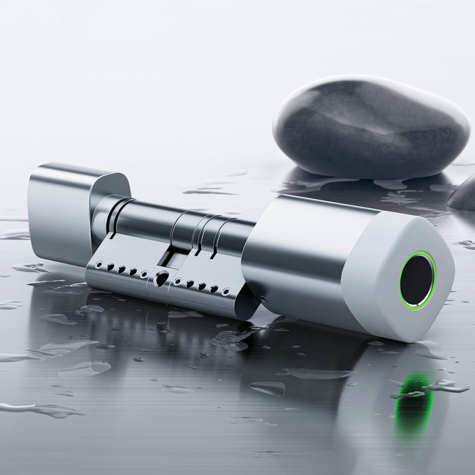 Liliwise Dấu v&acirc;n tay RFID Thẻ Kh&oacute;a cửa chống nước Định hướng WiFi BLE Tuya Ttlock Kh&oacute;a xi lanh th&ocirc;ng minh để thay thế m&aacute;y m&oacute;c cũ 1