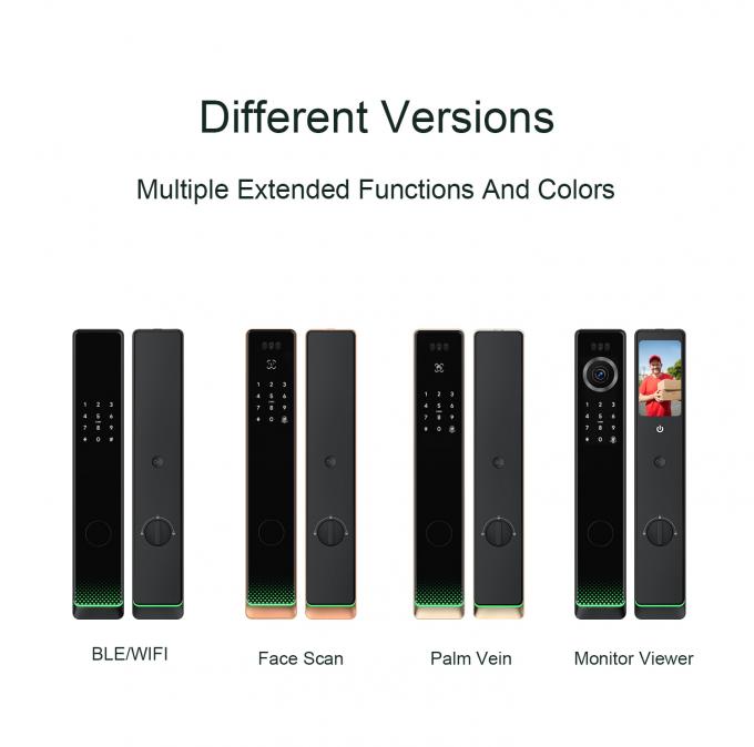 Liliwise Automatic Electric Smart Door Locks Waterproof Outdoor Fingerprint Keyless Ttlock Tuya Smart Lock  With Wifi 6