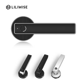 Đơn giản hóa khóa điện tử Mini Khóa cửa vân tay Khóa tay cầm WiFi Điều khiển từ xa