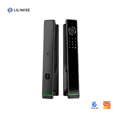 Liliwise chống nước ngón tay Smart Lock Ttlock Tuya Face Recognition Wifi 3D Smart Door Lock Với Camera Wifi