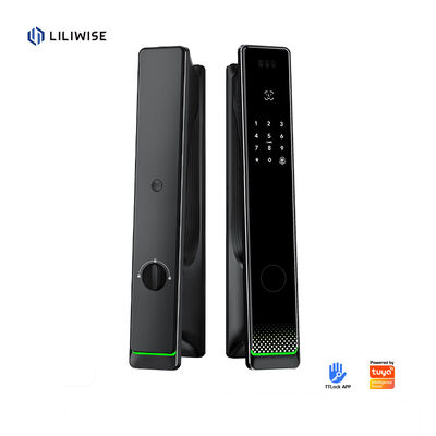 Liliwise Tuya An ninh gia đình Khóa cửa trước Khóa cửa ngoài Digital fingerprint An ninh chống nước Nhận dạng khuôn mặt Khóa thông minh