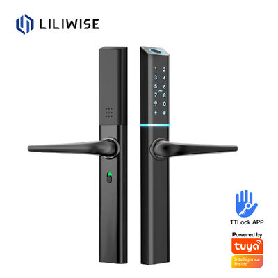 LILIWISE chất lượng cao nhà sản xuất Smart Lock 2025 Tuya Wifi BLE chống nước TTLOCK Slim Smart Door Lock