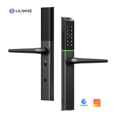 Liliwise tùy chỉnh chống nước nhôm khóa điện tử ngoài trời Tuya Ttlock Matter khóa thông minh không chìa khóa Slim khóa cửa thông minh