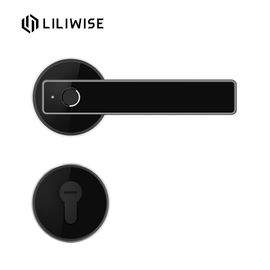 Khóa cửa vân tay cư trú / Xi lanh riêng biệt WiFi Bluetooth APP Khóa cửa điện tử thông minh