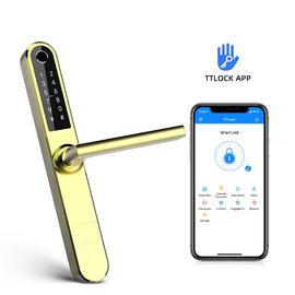 Khóa cửa điện tử Chiều rộng 38mm Bảng điều khiển mỏng Truy cập WiFi APP Thẻ MF1 13,56Hz